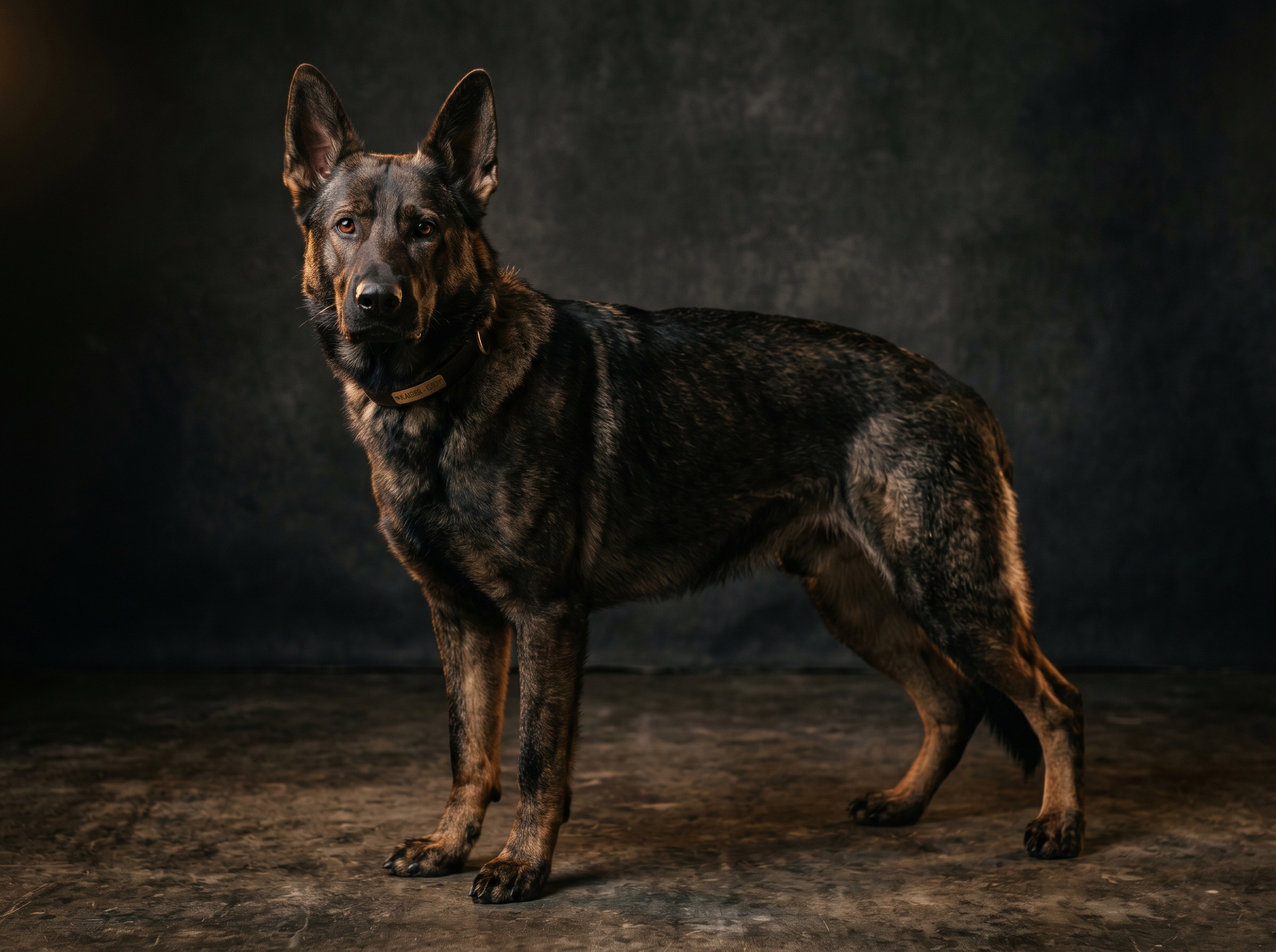 A working-line German Shepherd at Vom Archo